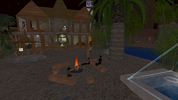 Beach House at Night SL